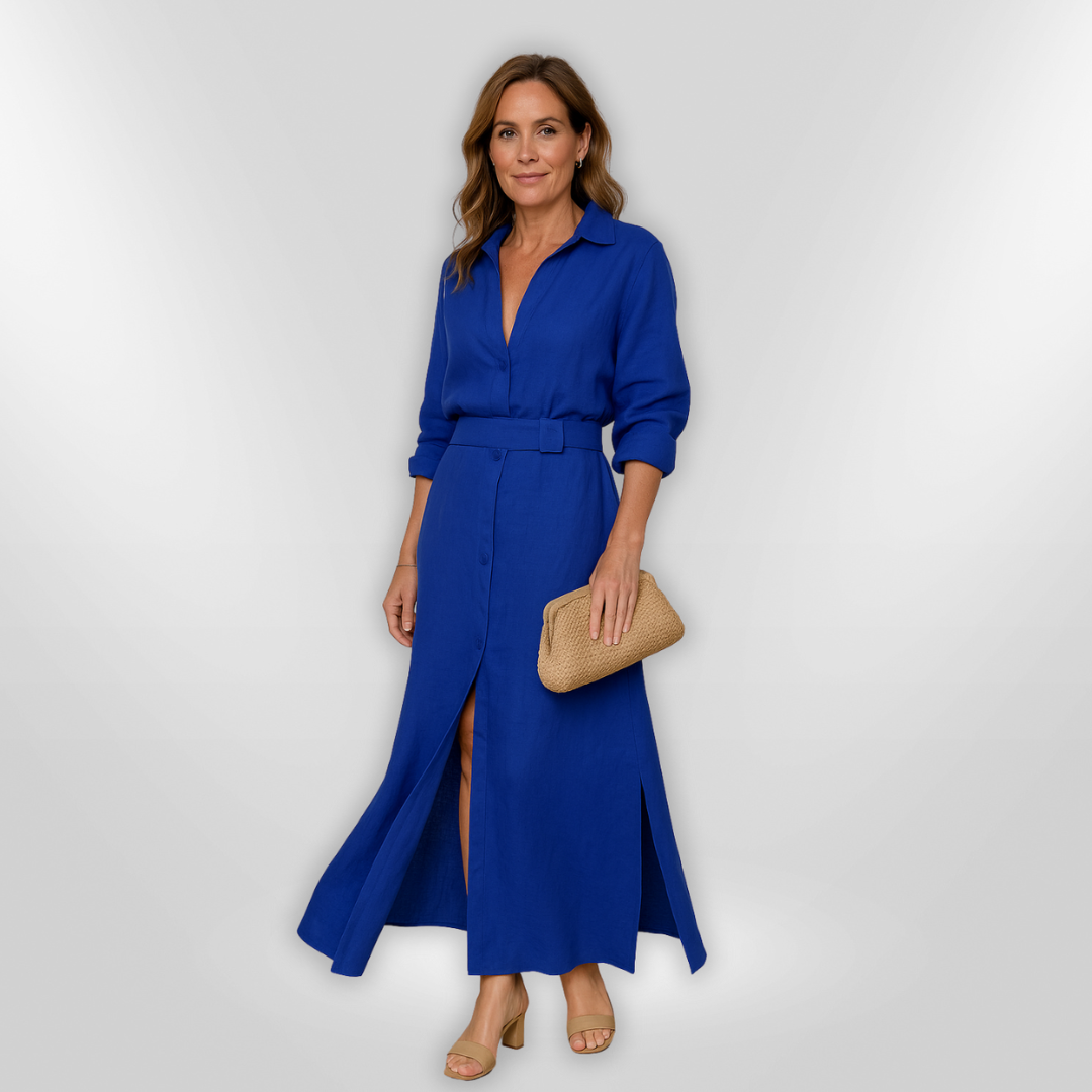 JEANETTE | Maxi V-neck Dress