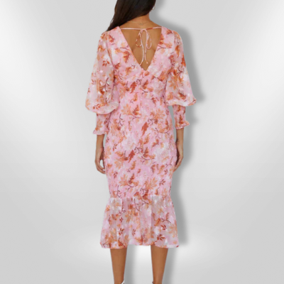 MILEY | Flower Print Dress