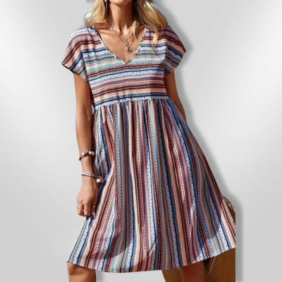 SANDY | Striped Summer Dress