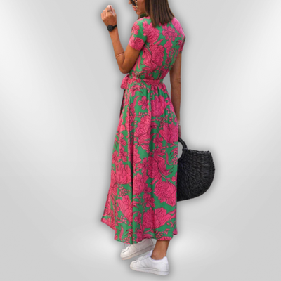 LARA | Vibrant Wrap Dress