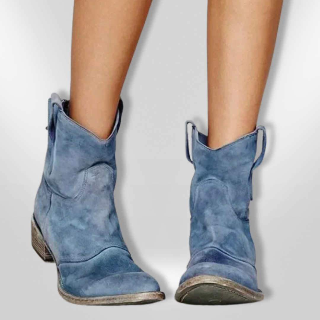 DESTINY | Vintage Cowboy Ankle Boots