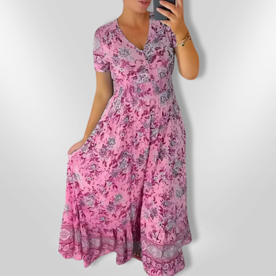 SIENNA | Print Long Dress