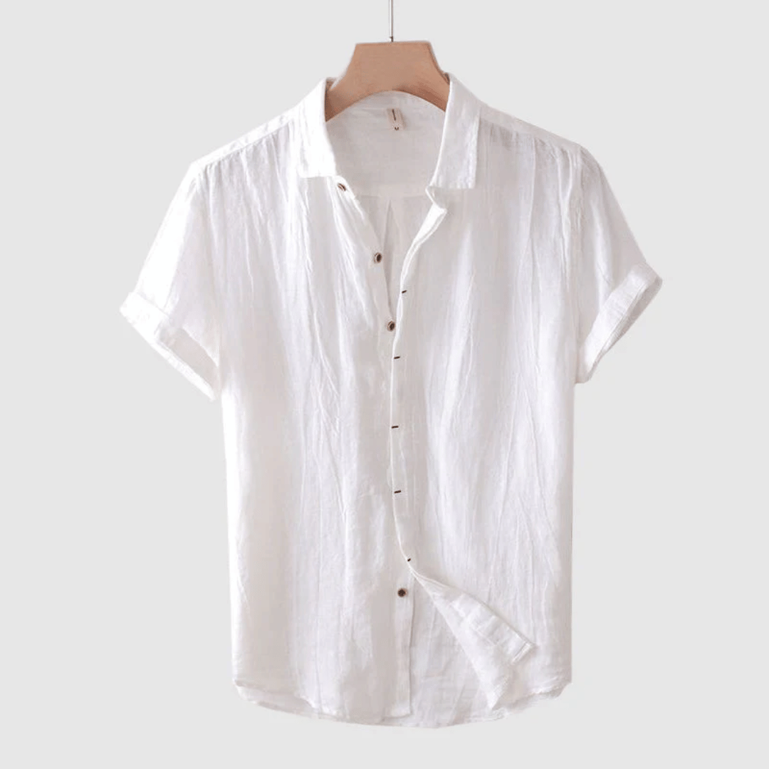 WELLINGTON | Short Sleeve Linen Shirt