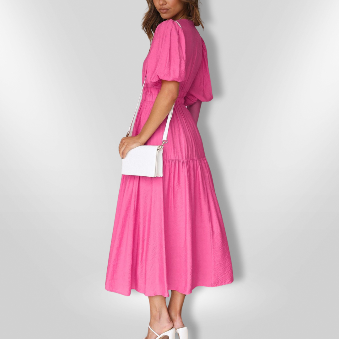 ENOLA | Puff Sleeves Dress