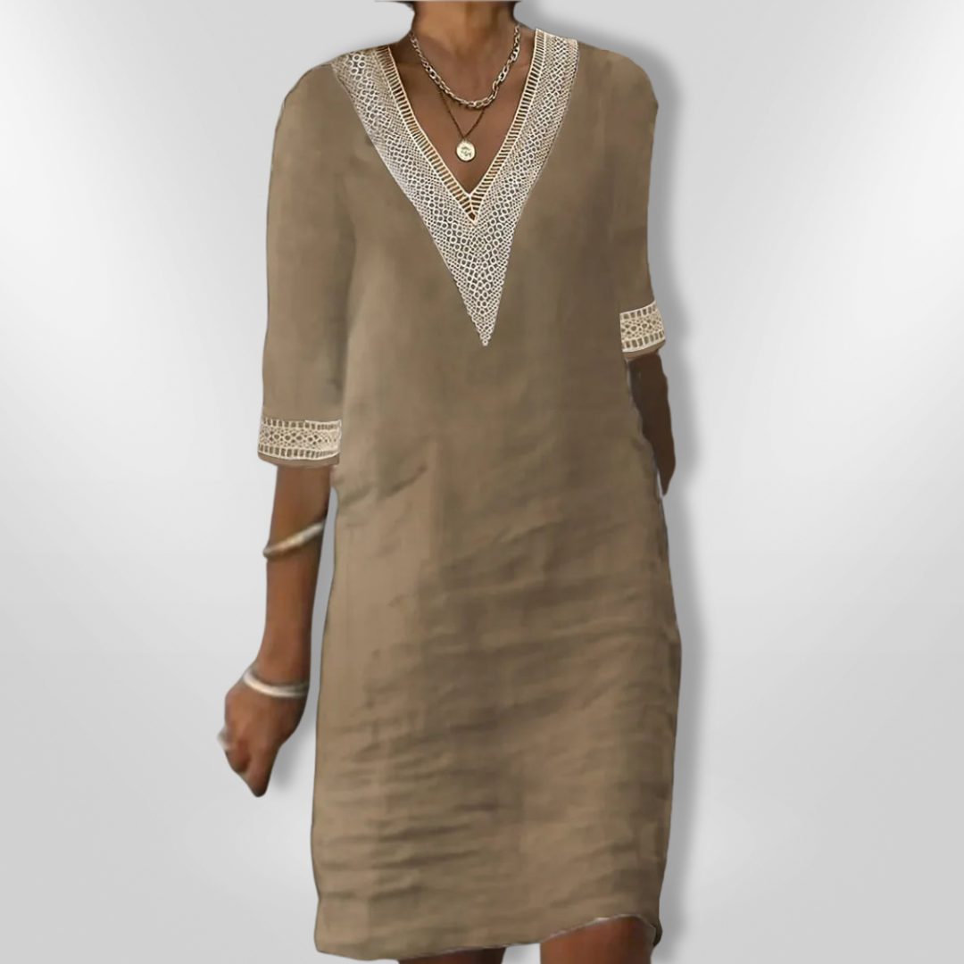 AVERY | Elegant V-neck Dress