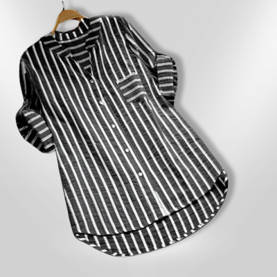 MILA | Striped Long Sleeve Shirt