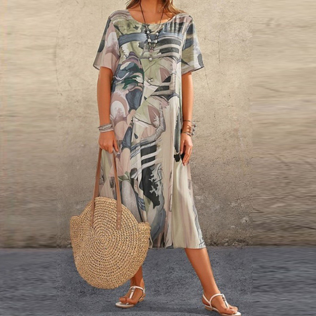 ABIGAIL | Comfortable Printed Dress