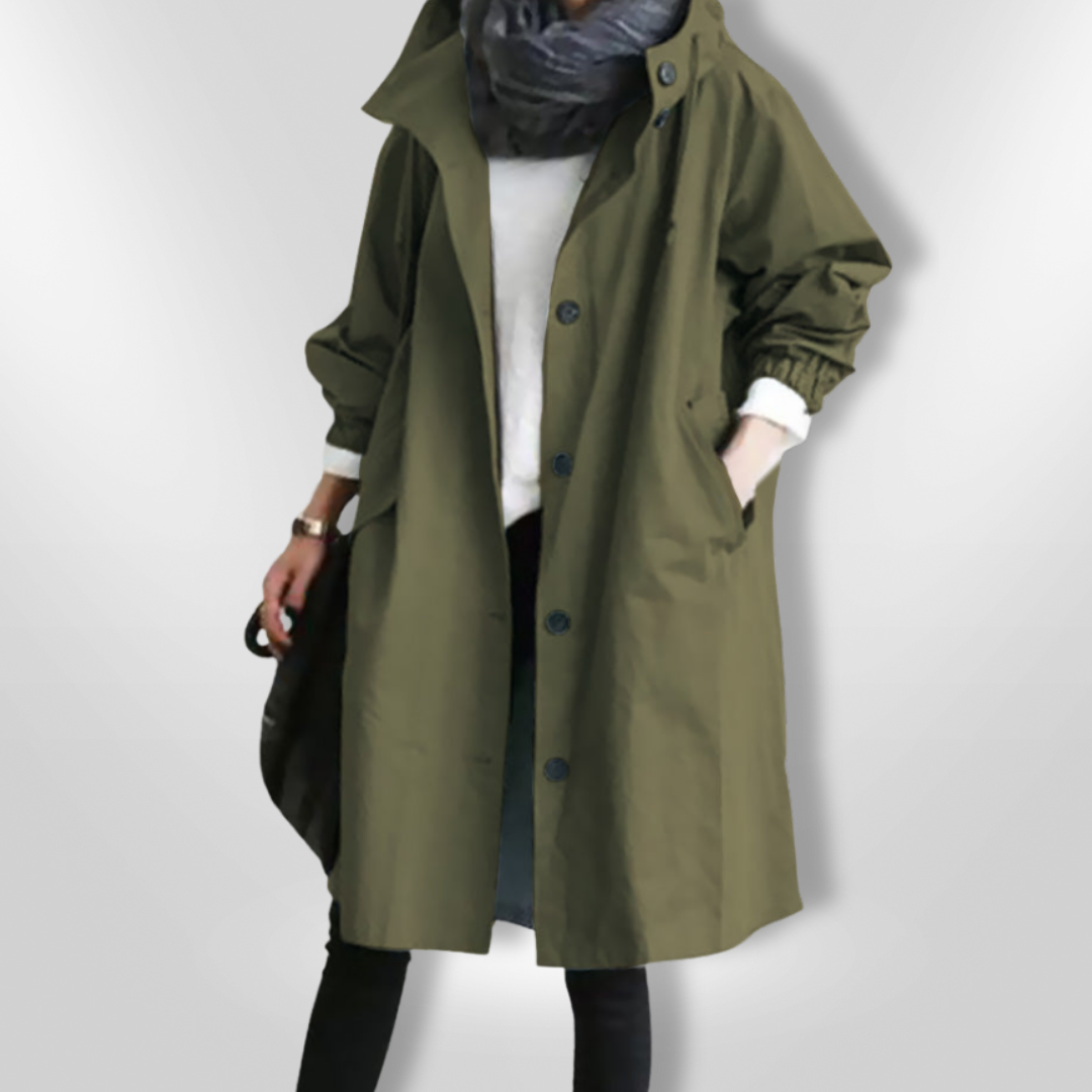 LEANNE | Water-Resistant Hooded Jacket
