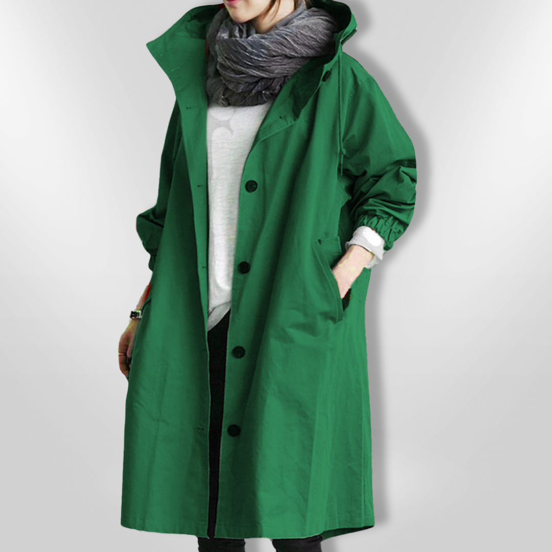 LEANNE | Water-Resistant Hooded Jacket