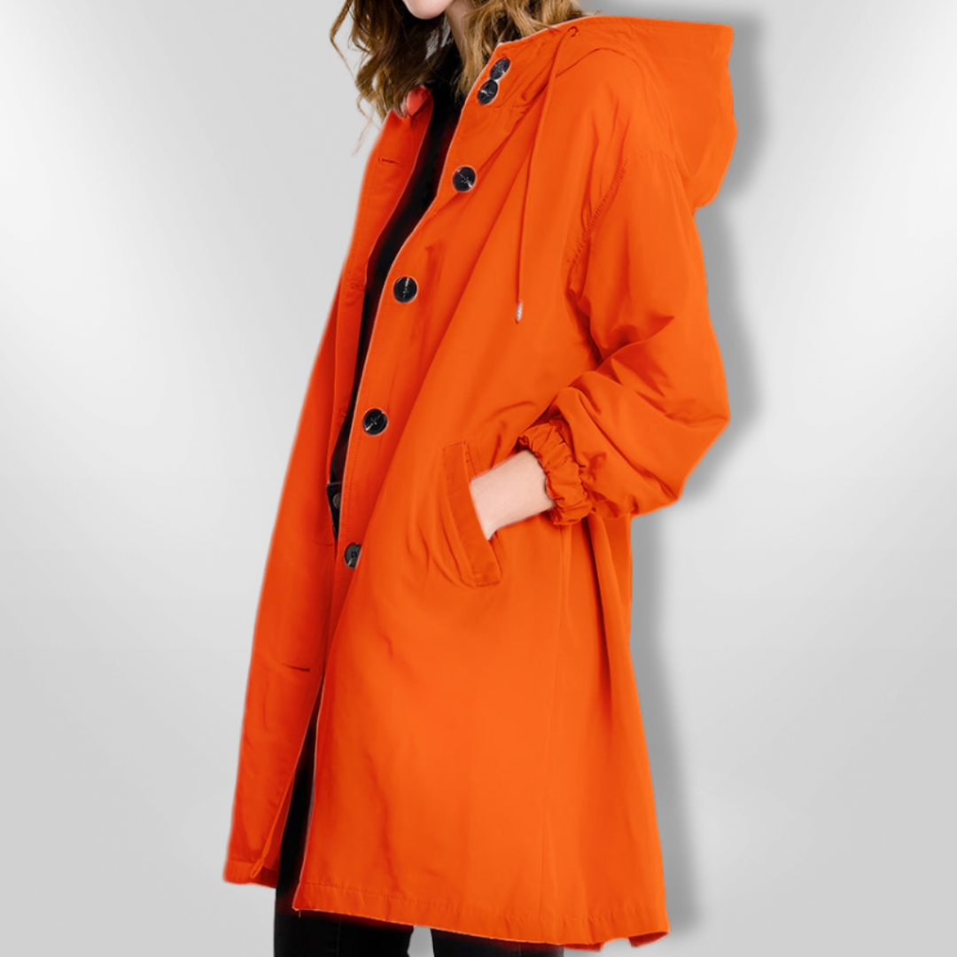 LEANNE | Water-Resistant Hooded Jacket