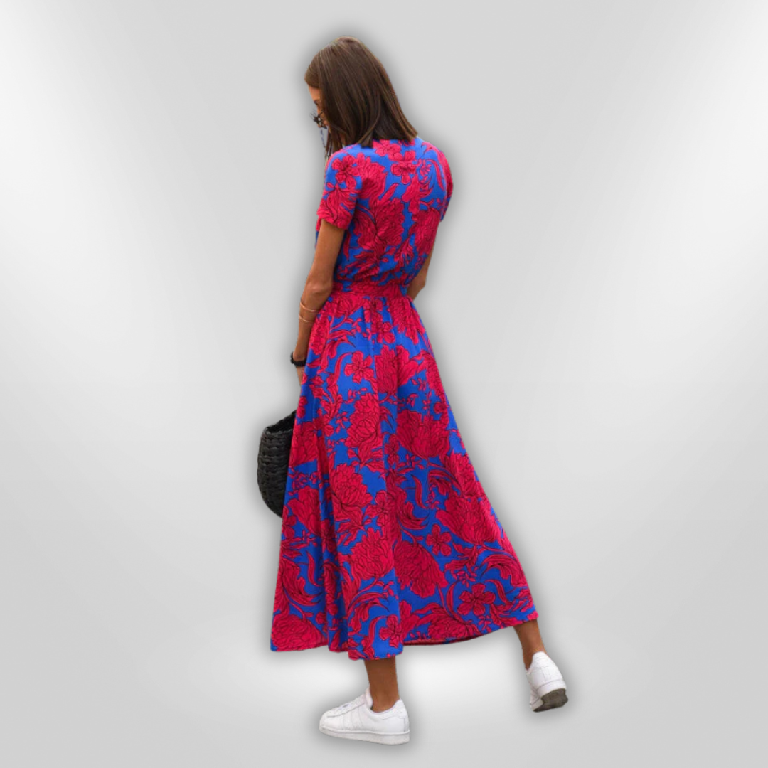LARA | Vibrant Wrap Dress