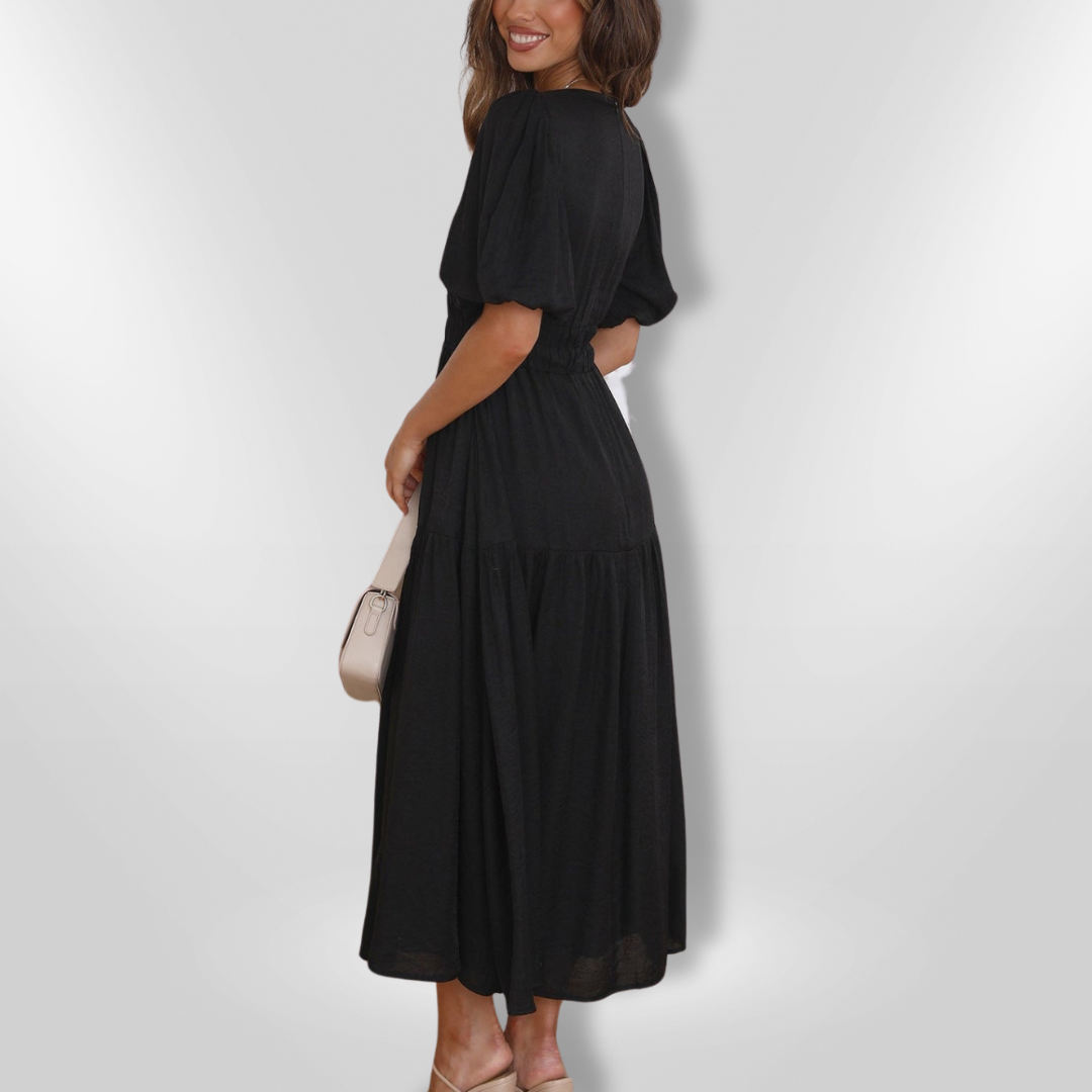 ENOLA | Puff Sleeves Dress