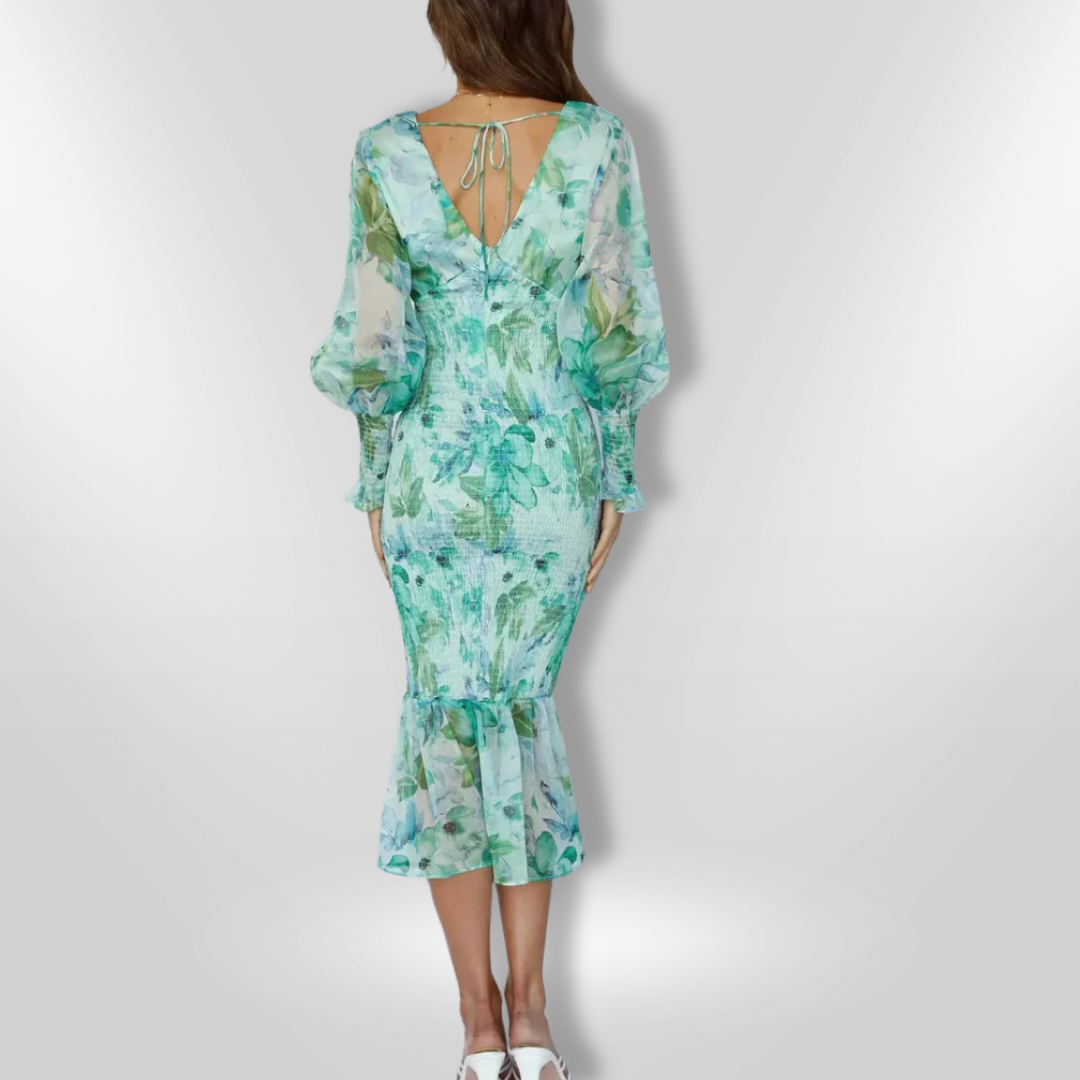 MILEY | Flower Print Dress