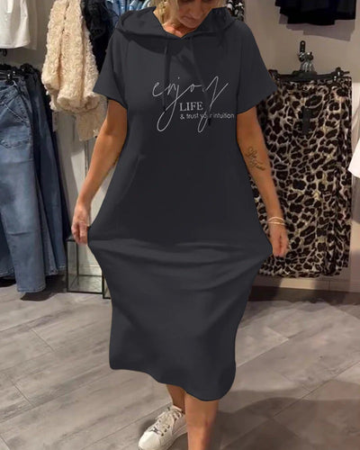 SASKIA | Casual Hoodie Dress