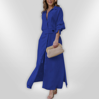 JEANETTE | Maxi V-neck Dress