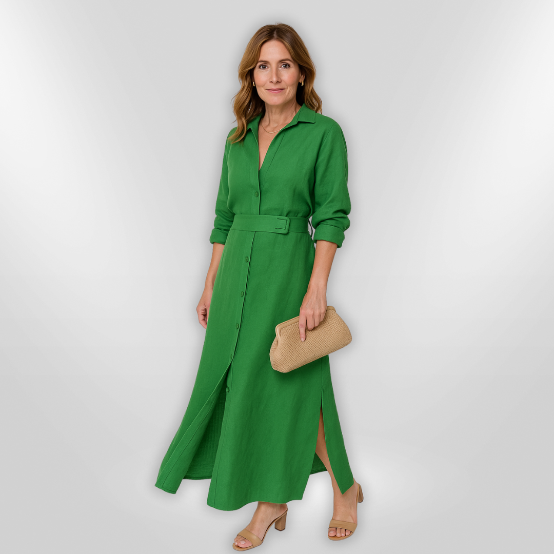 JEANETTE | Maxi V-neck Dress