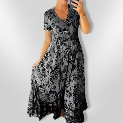 SIENNA | Print Long Dress