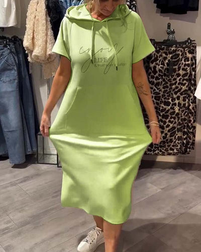 SASKIA | Casual Hoodie Dress