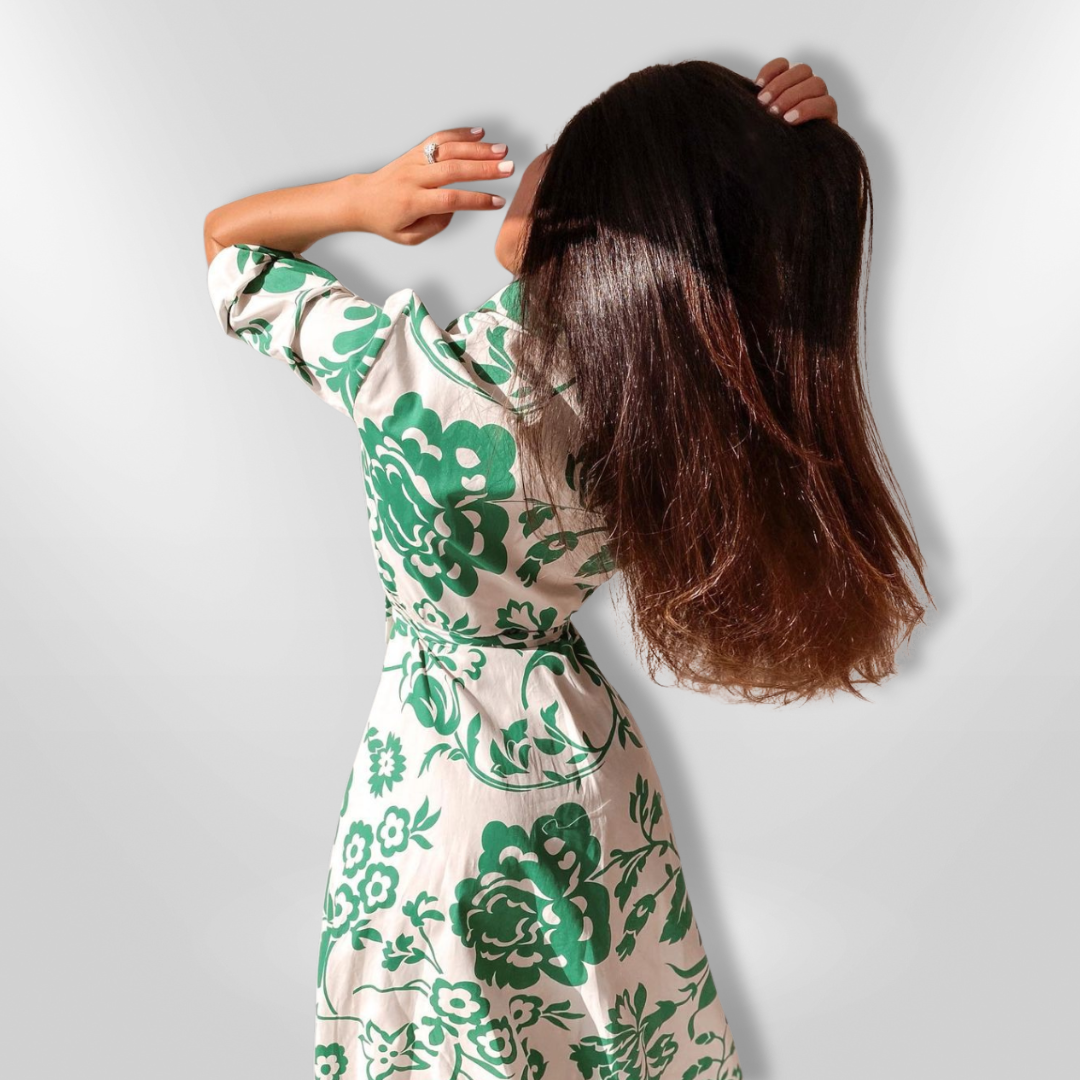 RIA | Long Sleeve Floral Dress