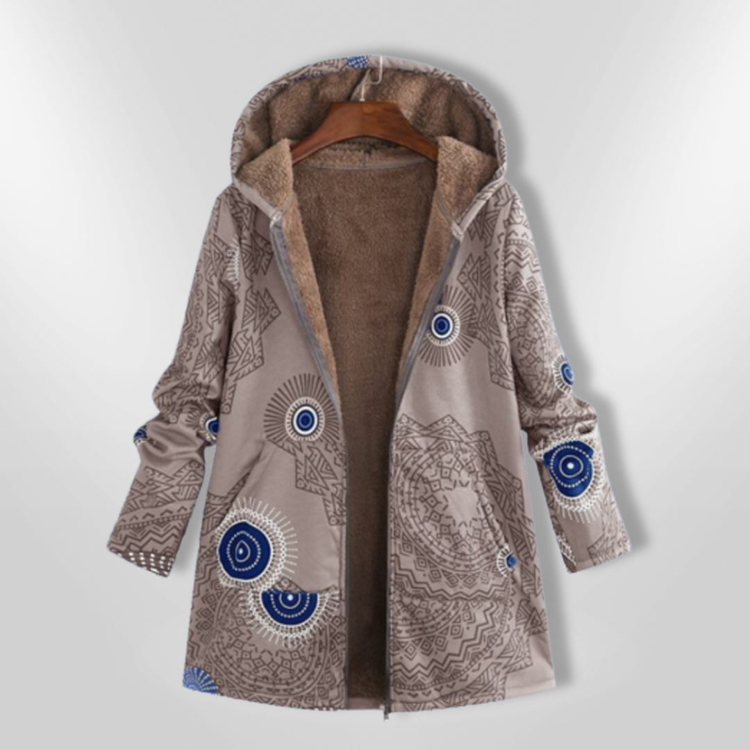 TRICIA | Reversible hoodie Jacket