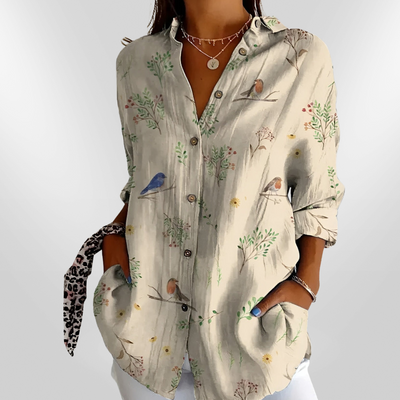 MAIA | Floral Cotton Blouse