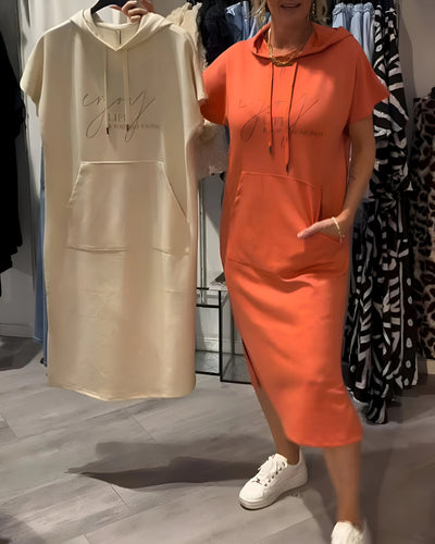 SASKIA | Casual Hoodie Dress