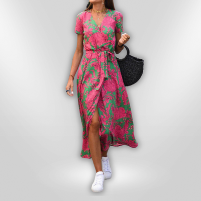 LARA | Vibrant Wrap Dress