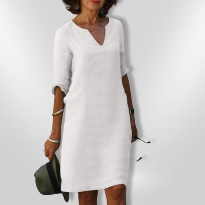 GRACE | V-Neck Three-Quarter Sleeves