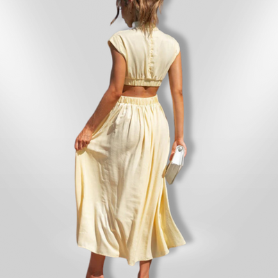 DIANA | Chic Pleated Dress