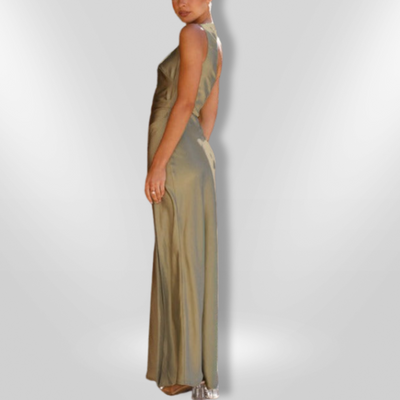 DELPHINE | asymmetrische jurk met split