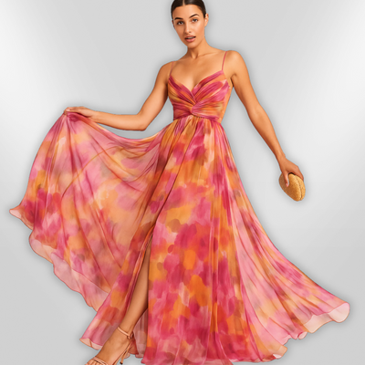 VAELIA | maxi bloemenjurk