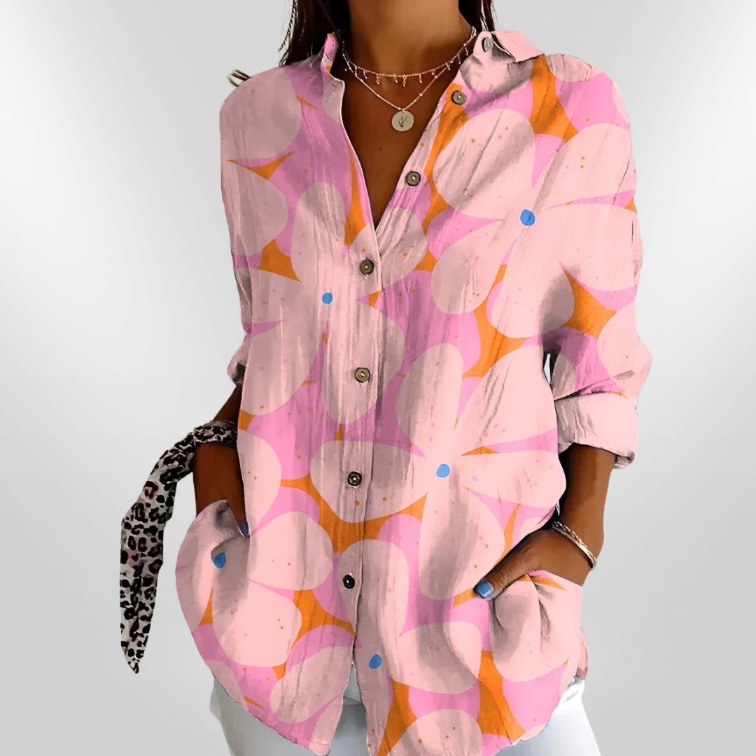 MAIA | Floral Cotton Blouse