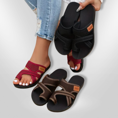 CELIA | Perforated Mesh sandals