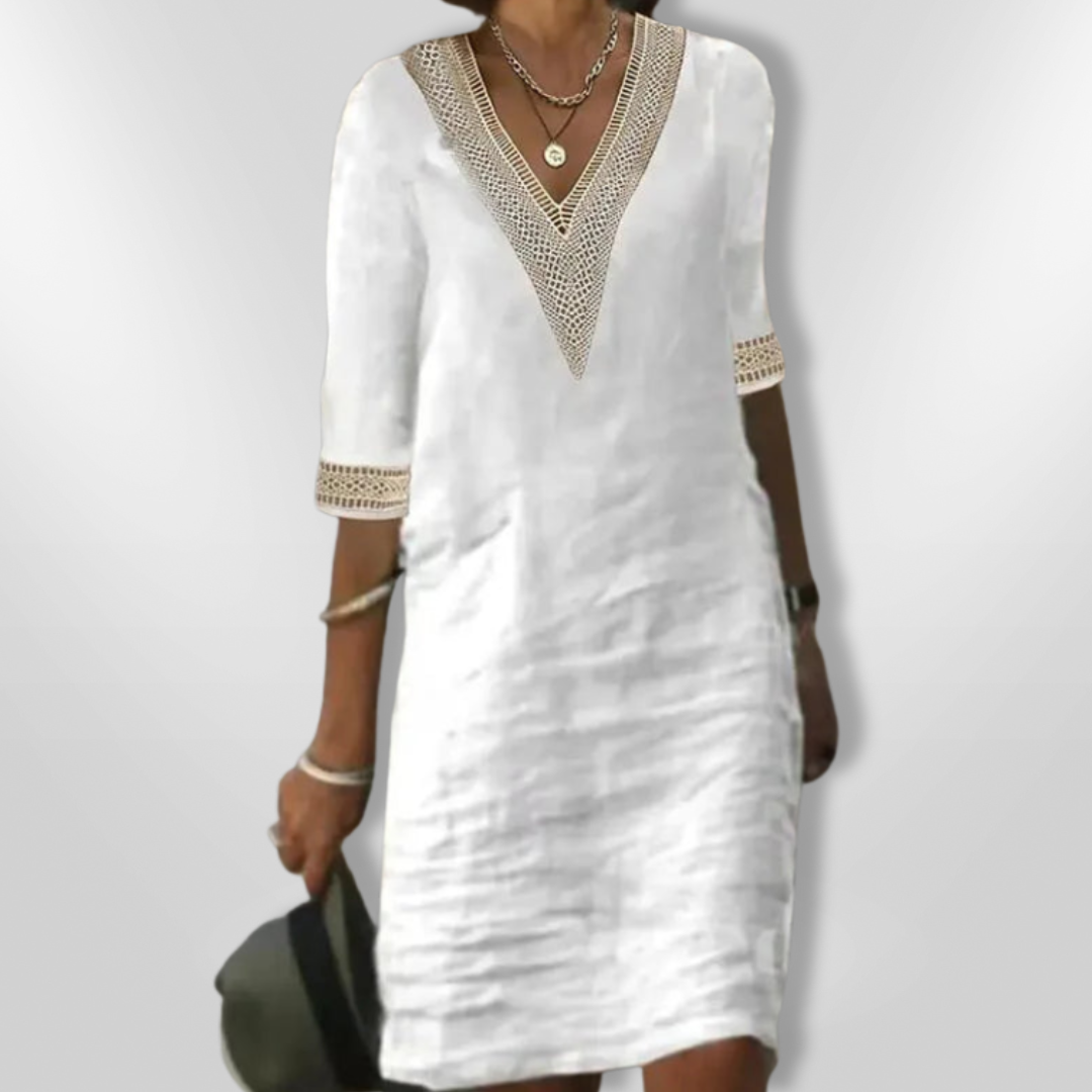 AVERY | Elegant V-neck Dress