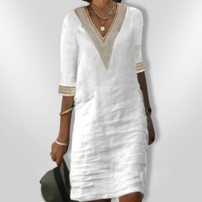 AVERY | Elegant V-neck Dress