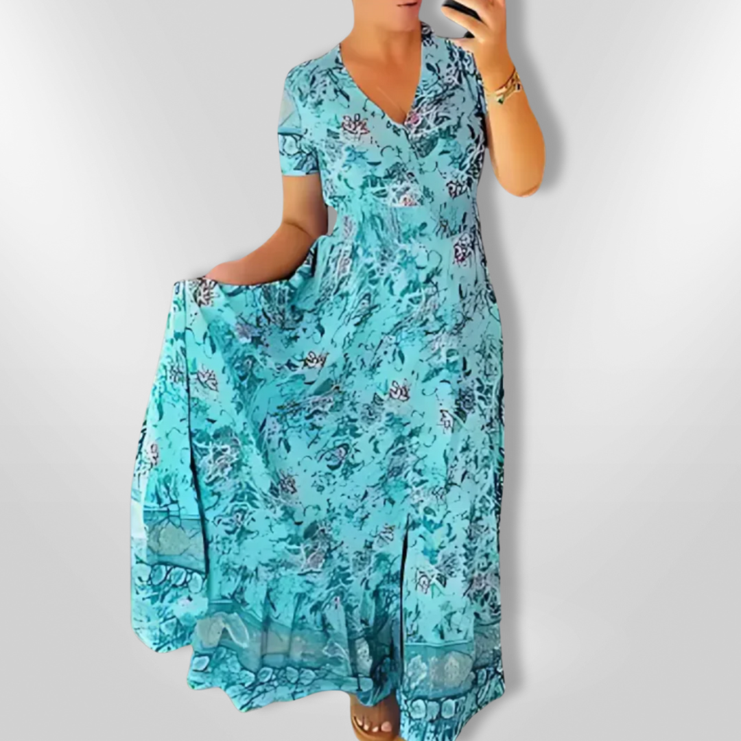 SIENNA | Print Long Dress