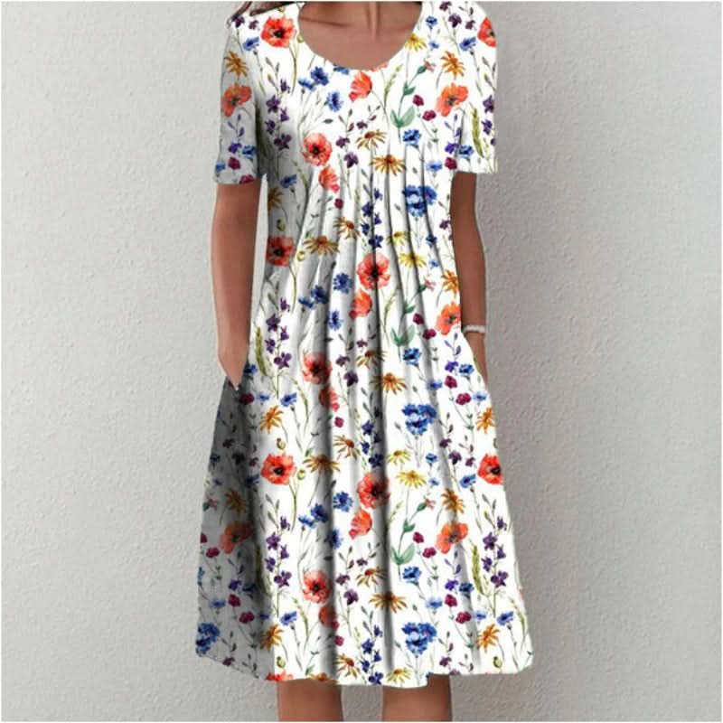 WILMA | Classic Printed Dress