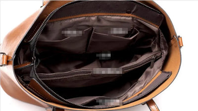 NICOLE | Vintage leather shoulder handbag