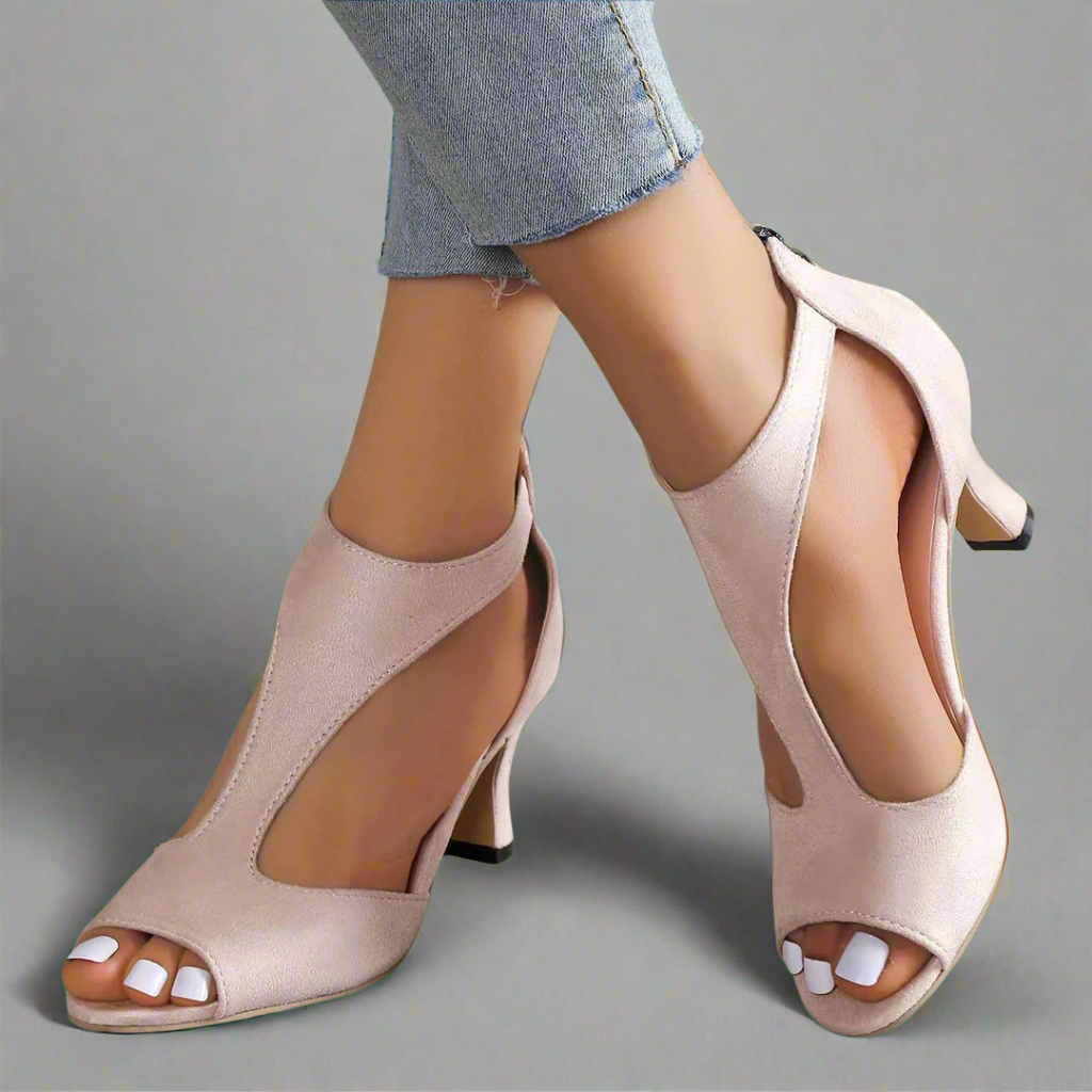 WALBURGA | Orthopedic sandals with heels