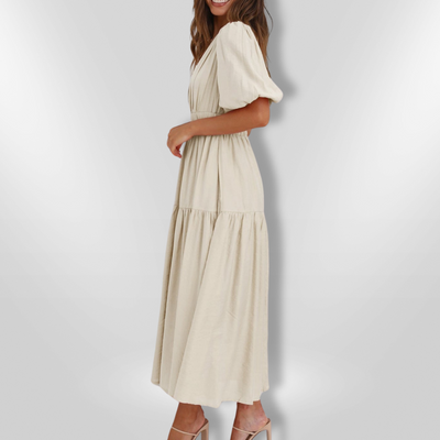 ENOLA | Puff Sleeves Dress