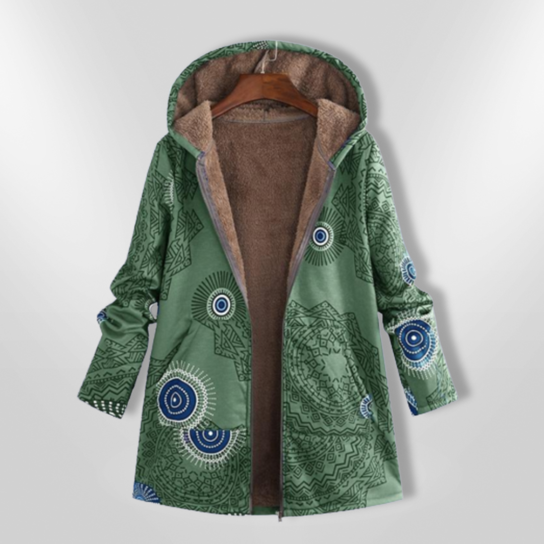 TRICIA | Reversible hoodie Jacket