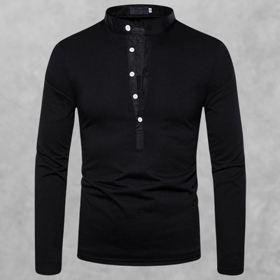 LIAM | Men's Long Sleeve Polo Shirt