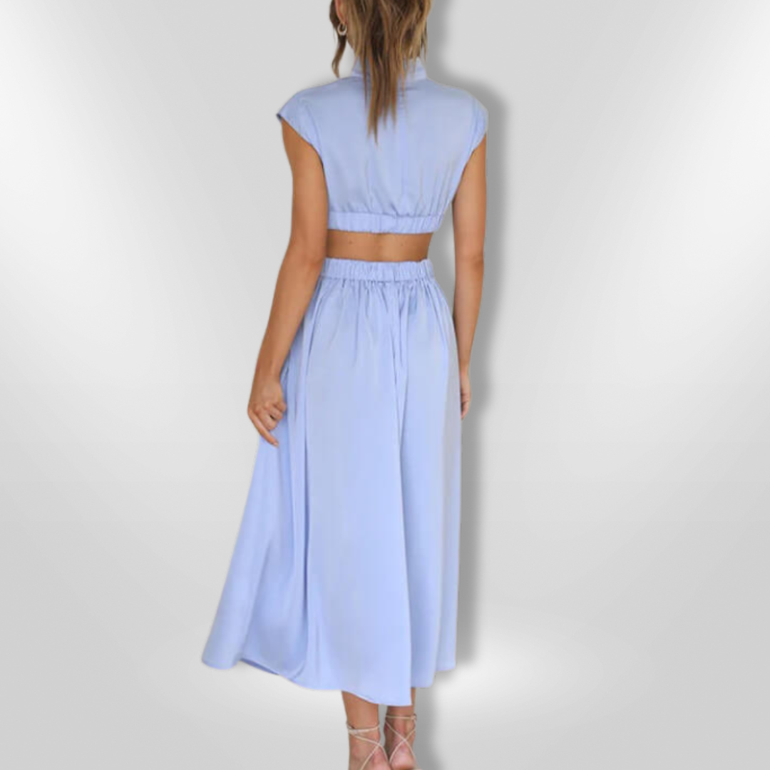 DIANA | Chic Pleated Dress
