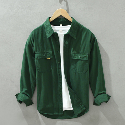 ETHAN | Men's Button-Up Shirt with Chest Pockets