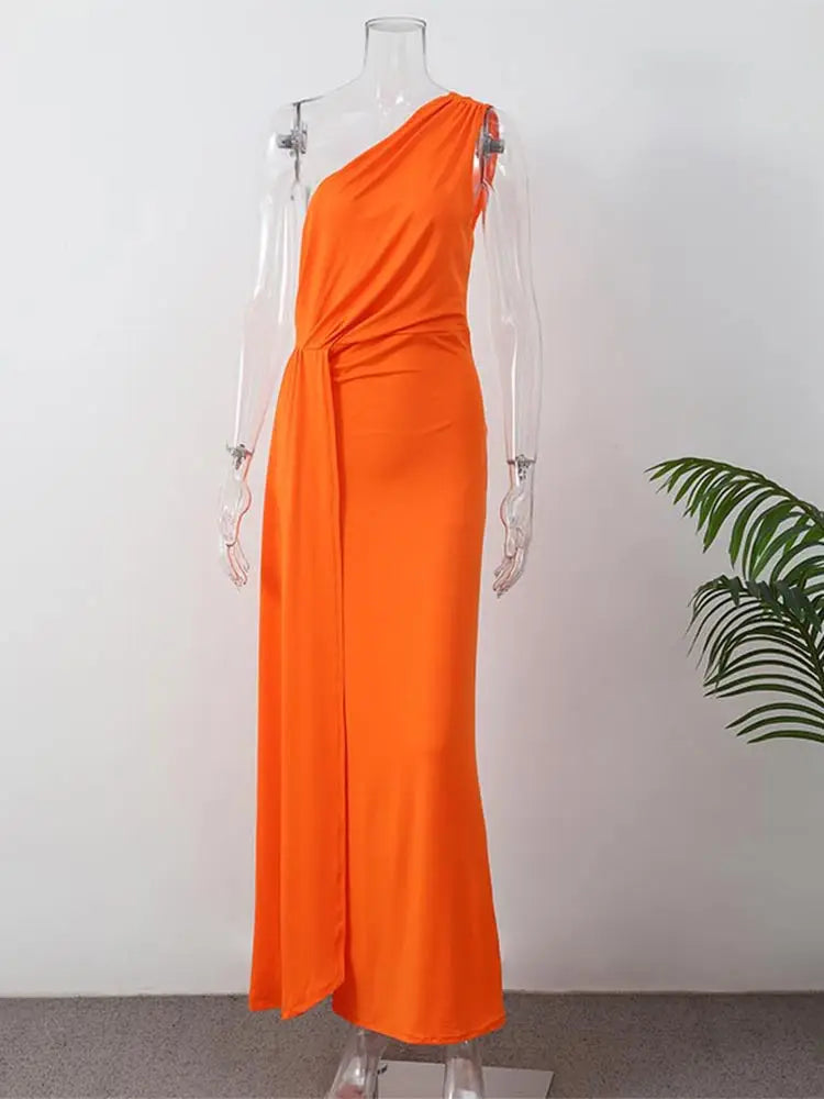 LIA | Asymmetrical Long Dress