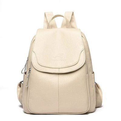 EDA | Leather Anti Theft Backpack