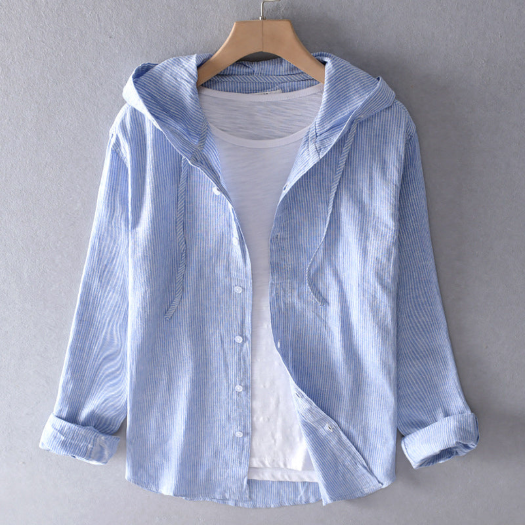 LUCAS | Men's Lightweight Hooded Shirt