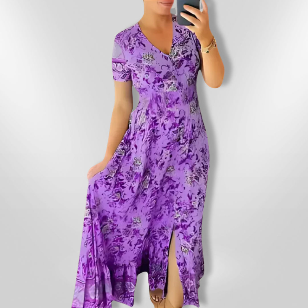 SIENNA | Print Long Dress