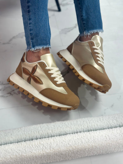 SOPHIA | Camel Sneaker