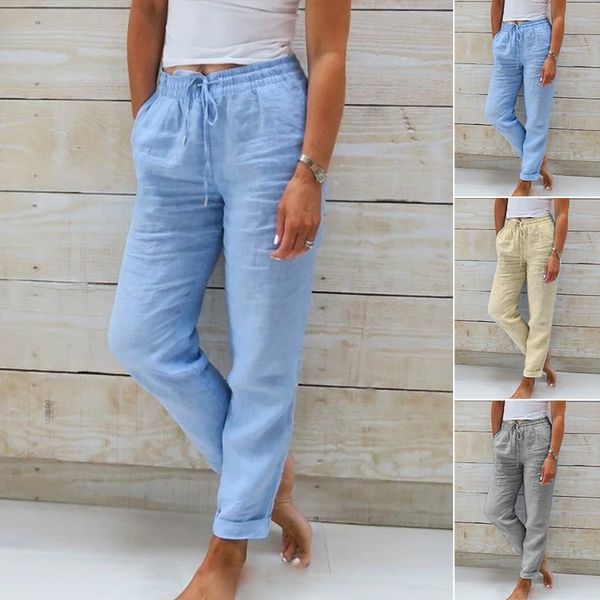 MIYA | Cotton Elasticated Trousers